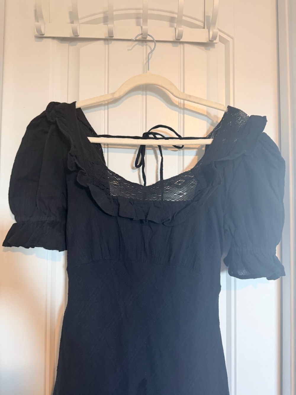 Free People Now and Forever Midi Dress Black size Small - Picture 9 of 10